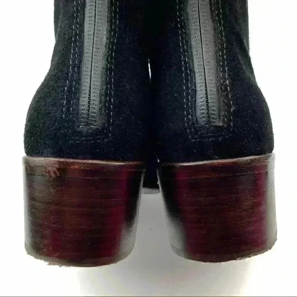 Antonio Melani ankle booties size 6.5 black suede